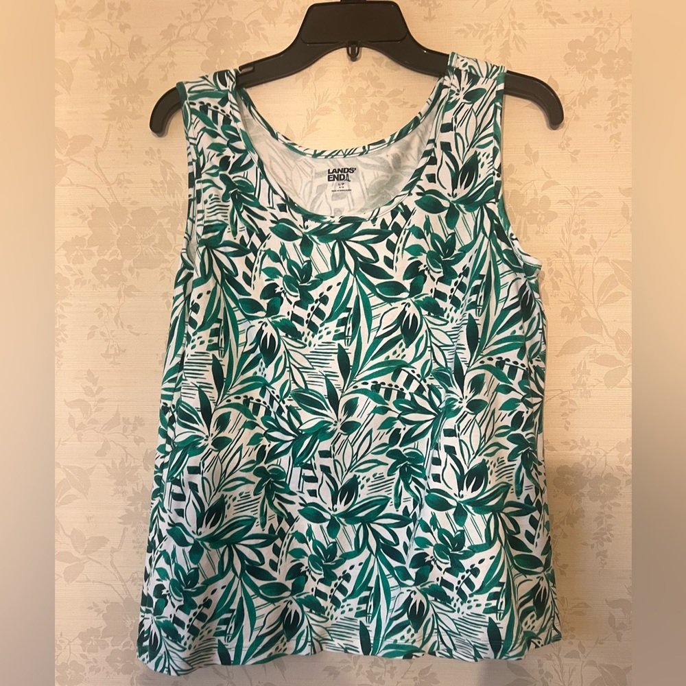 Lands’ End Women’s Cotton Tank Top Size L